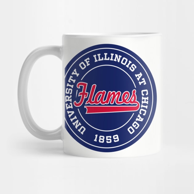 University of Illinois at Chicago - Flames by Josh Wuflestad